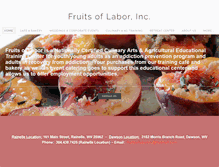 Tablet Screenshot of fruitsoflaborinc.com